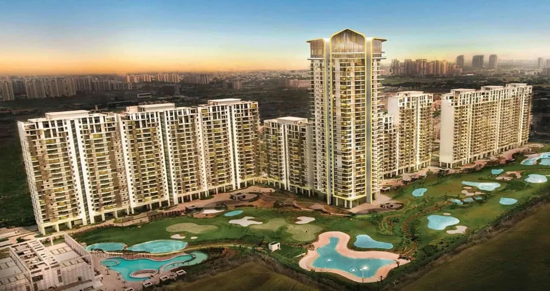 M3M Golf Estate project exterior