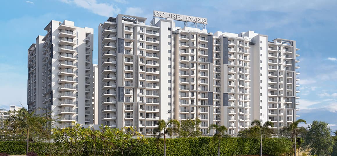 Godrej Oasis residential towers in Sector 88A, Gurgaon