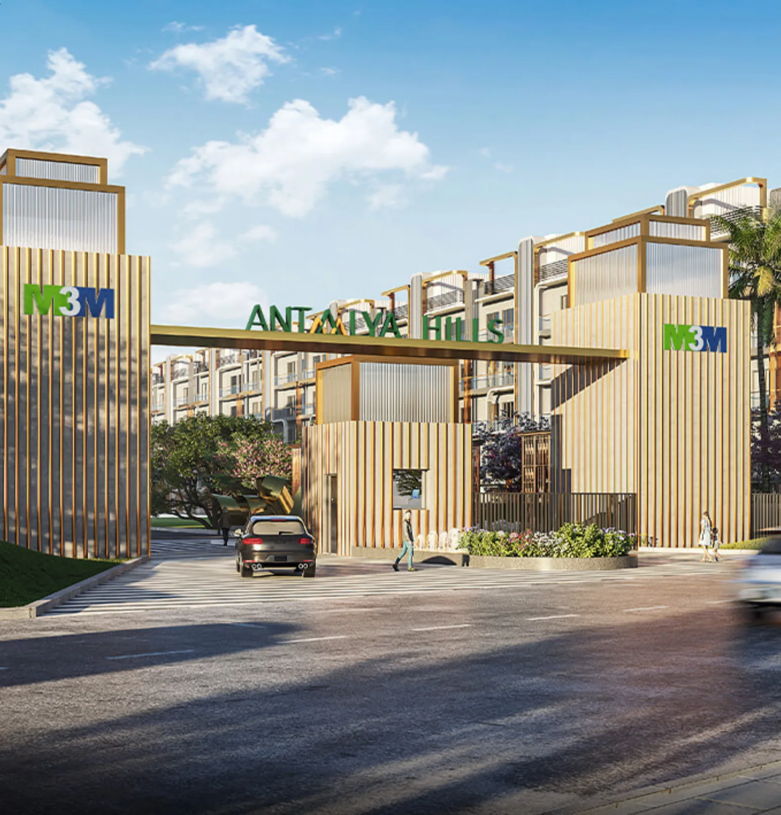 M3M Antalya Hills residential towers in Sector 79, Gurgaon