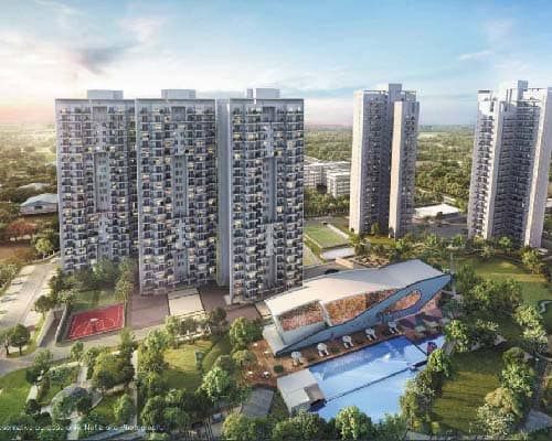 Godrej Nature Plus residential towers in Sector 33 Sohna, Gurgaon